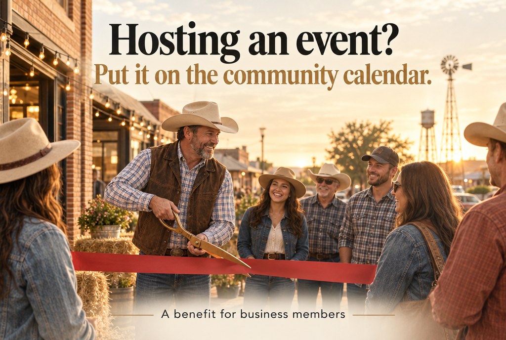 Put your event on the community calendar